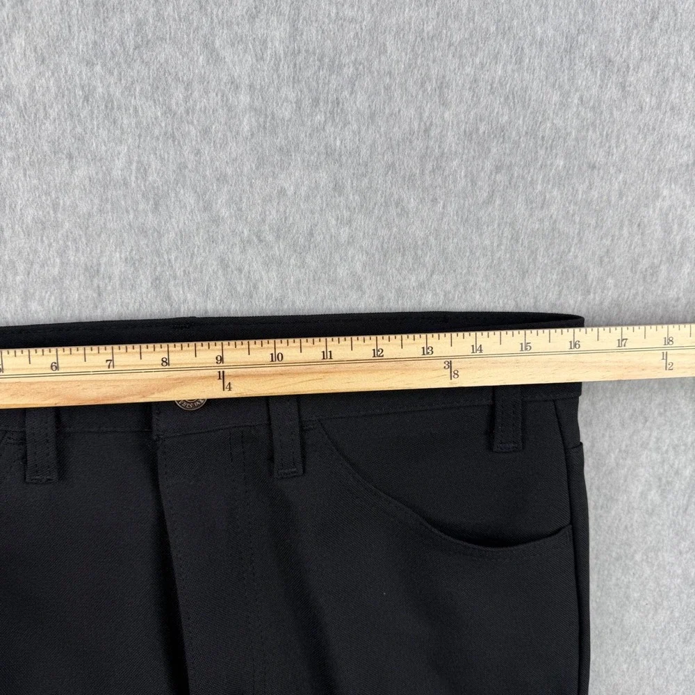Vintage Levis Pants Mens Fits 33x28 Black 517 Sta Prest Bootcut 70s Made in USA